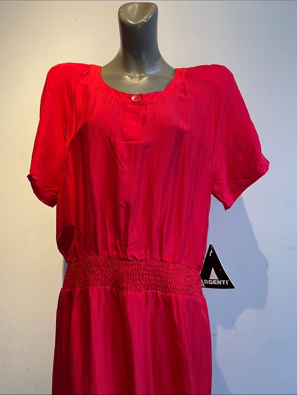 Argenti vintage silk dress deadstock - Picture 3 of 5